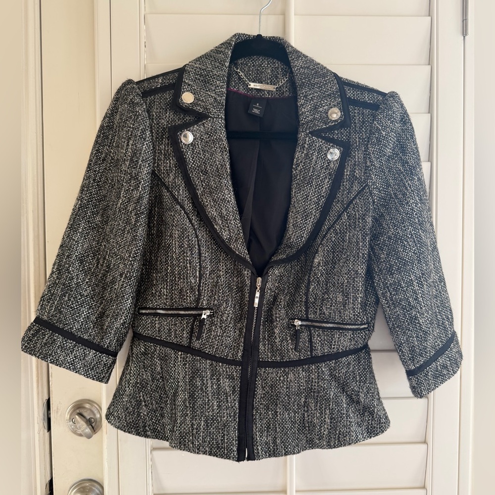 White House Black Market Tweed Blazer – Size 6